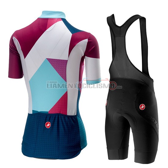 Abbigliamento Ciclismo Donne Castelli Ventata Manica Corta 2019 Rosso Verde
