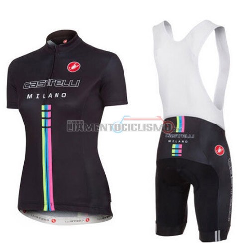 Donne Abbigliamento Ciclismo Castelli nero