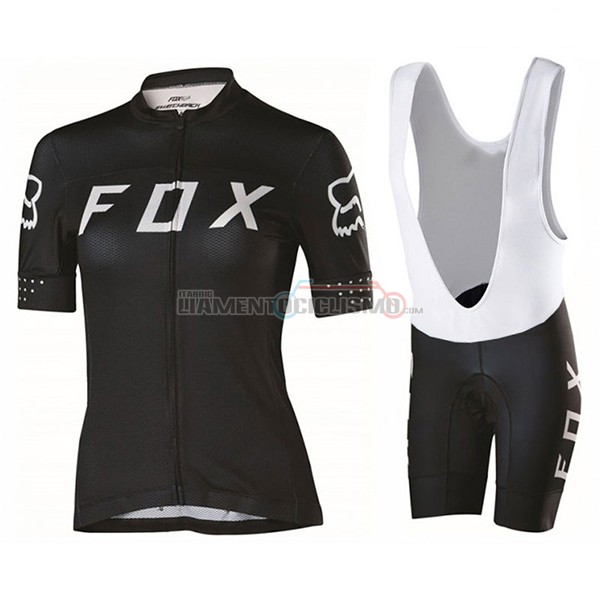 Donne Abbigliamento Ciclismo Fox 2017 nero