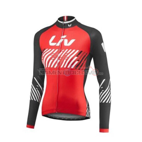 Abbigliamento Ciclismo Donne Liv Manica Corta 2018 Rosso