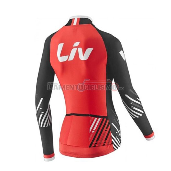 Abbigliamento Ciclismo Donne Liv Manica Corta 2018 Rosso