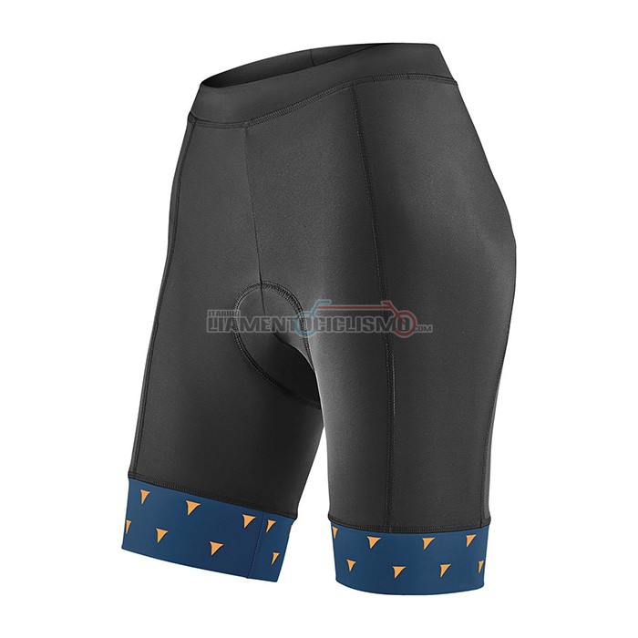 Abbigliamento Ciclismo Donne Liv Manica Corta 2021 Bianco Blu