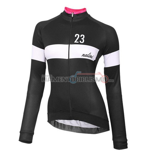 Donne Abbigliamento Ciclismo Nalini ML 2016 nero e bianco