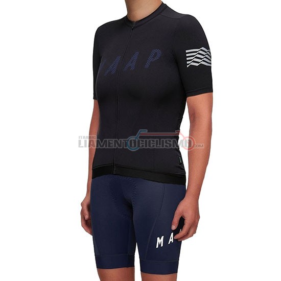 Abbigliamento Ciclismo Donne Maap Escape Manica Corta 2019 Nero