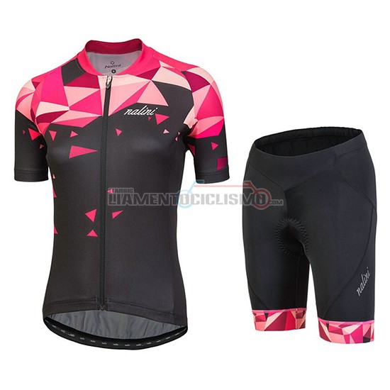 Abbigliamento Ciclismo Donne Nalini Chic Manica Corta 2018 Rosso