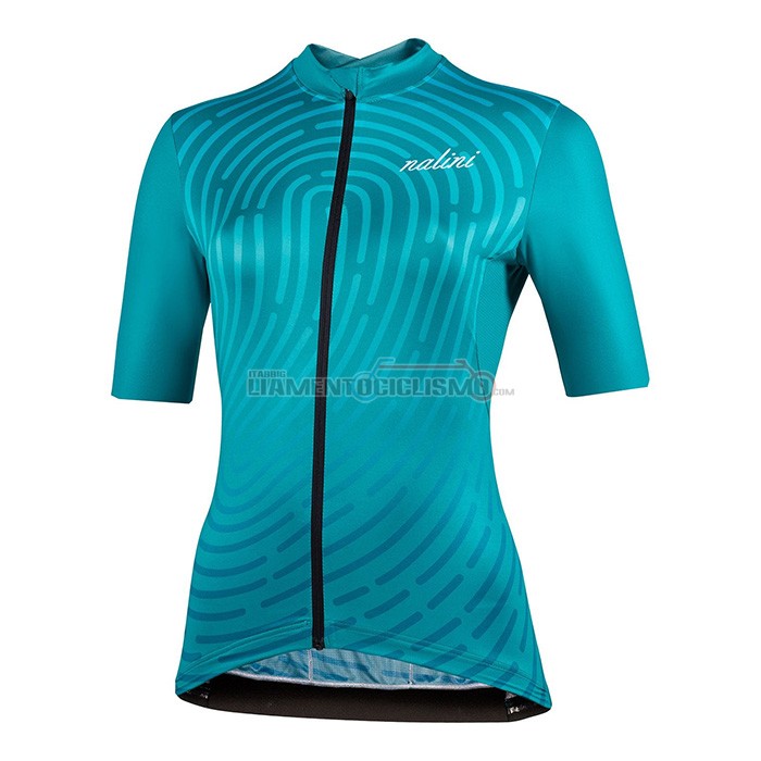 Abbigliamento Ciclismo Donne Nalini Manica Corta 1920 Blu