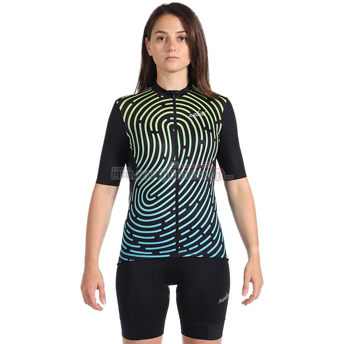 Abbigliamento Ciclismo Donne Nalini Manica Corta 1920 Nero