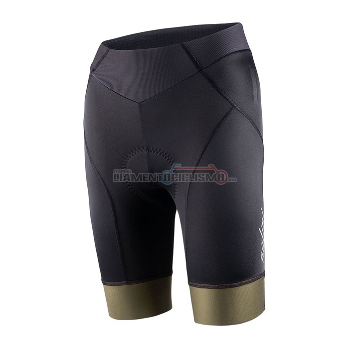 Abbigliamento Ciclismo Donne Nalini Manica Corta 2022 Verde Nero