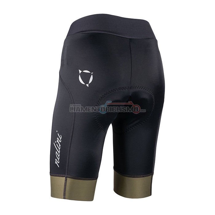 Abbigliamento Ciclismo Donne Nalini Manica Corta 2022 Verde Nero