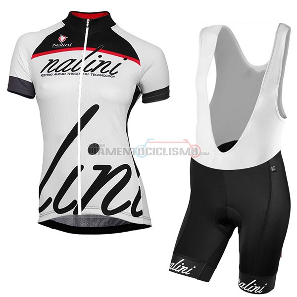 Donne Abbigliamento Ciclismo Nalini Classic 2017 bianco