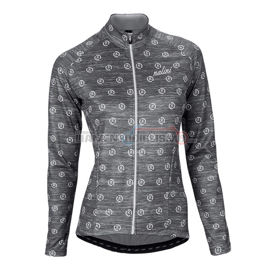 Donne Abbigliamento Ciclismo Nalini ML 2016 bianco e grigio