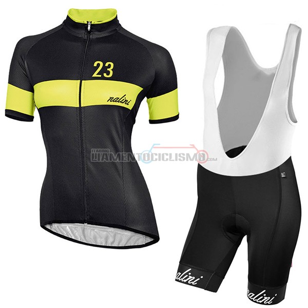 Donne Abbigliamento Ciclismo Nalini Nemina 2017 nero