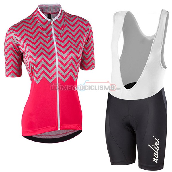 Donne Abbigliamento Ciclismo Nalini Wave 2017 rosso