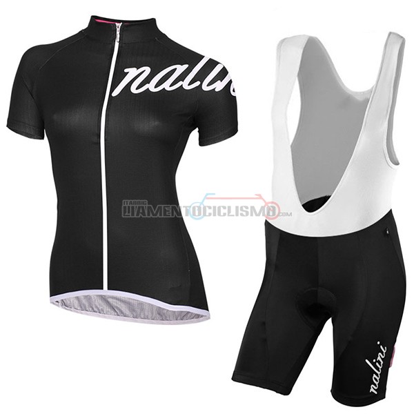 Donne Abbigliamento Ciclismo Nalini Wave scuro 2017 nero