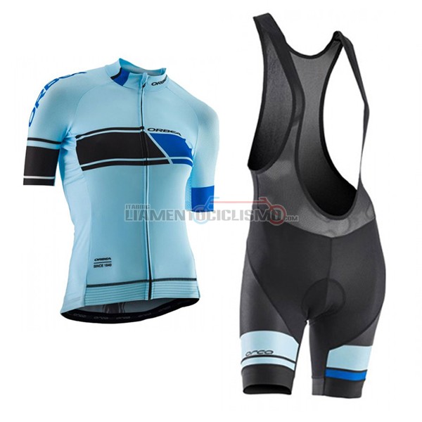 2017 Abbigliamento Ciclismo Donne Orbea Manica Corta Blu