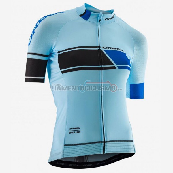 2017 Abbigliamento Ciclismo Donne Orbea Manica Corta Blu