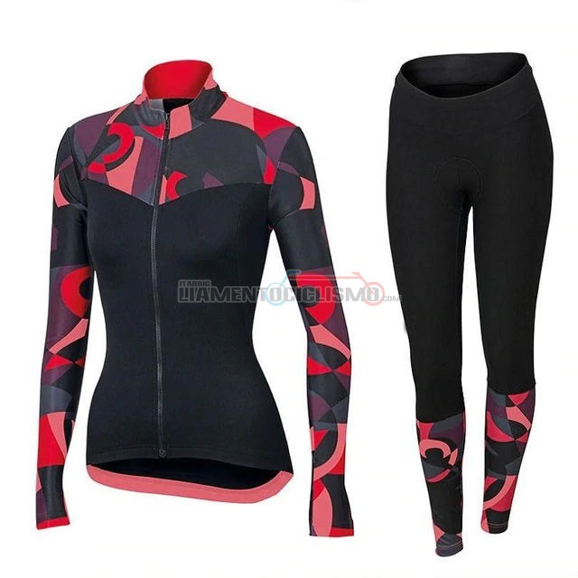 Abbigliamento Ciclismo Donne Orbea ML 2018 Rosso e Nero