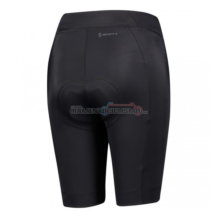 Abbigliamento Ciclismo Donne Scott Manica Corta 2021 Grigio Marrone