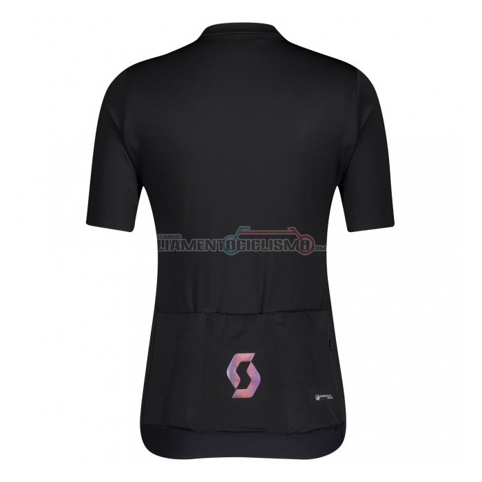 Abbigliamento Ciclismo Donne Scott Manica Corta 2021 Nero
