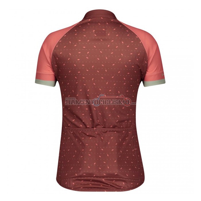 Abbigliamento Ciclismo Donne Scott Manica Corta 2021 Spento Rosso