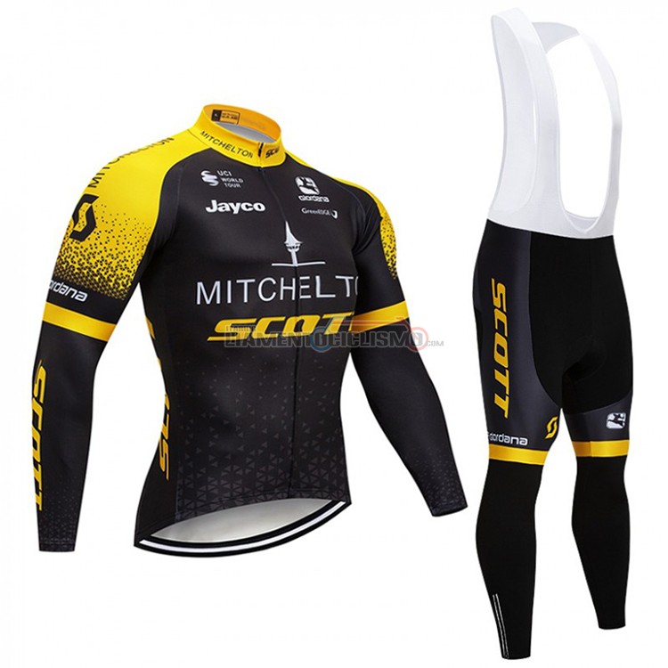 Abbigliamento Ciclismo Scott 2018 ML 2018 Nero e Giallo