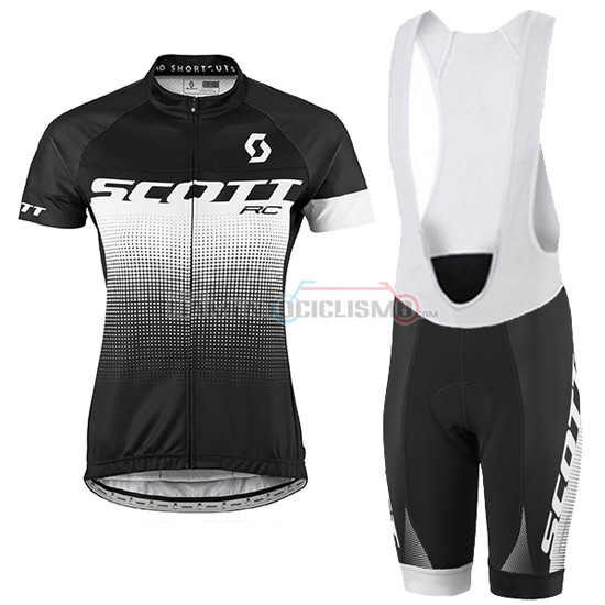 Donne Abbigliamento Ciclismo Scott 2016 nero e bianco