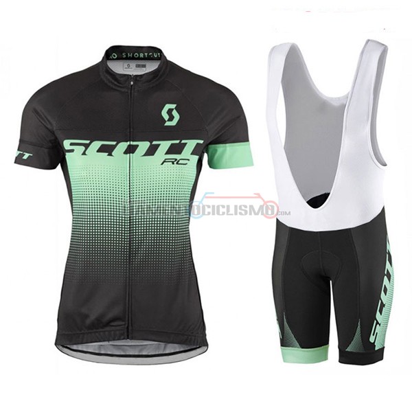 Donne Abbigliamento Ciclismo Scott 2017 nero e verde