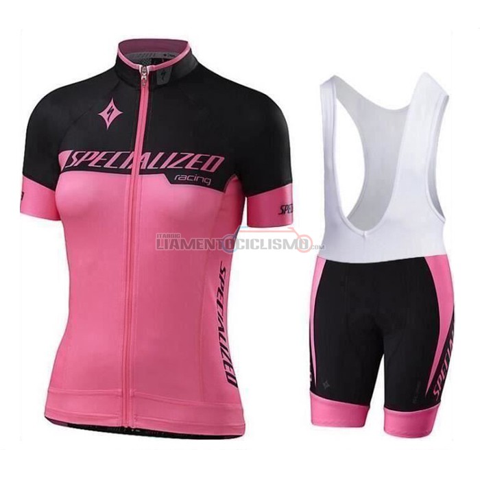 Abbigliamento Ciclismo Donne Specialized Manica Corta 2020 Nero Rosa
