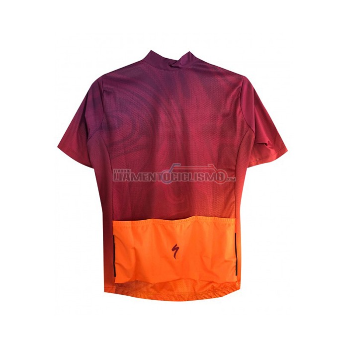 Abbigliamento Ciclismo Donne Specialized Manica Corta 2021 Rosso Arancione