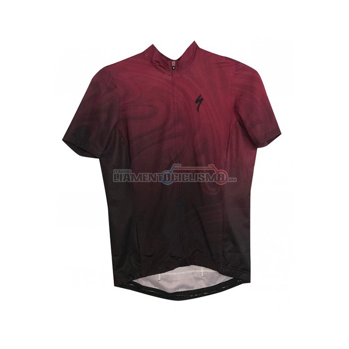 Abbigliamento Ciclismo Donne Specialized Manica Corta 2021 Rosso Nero