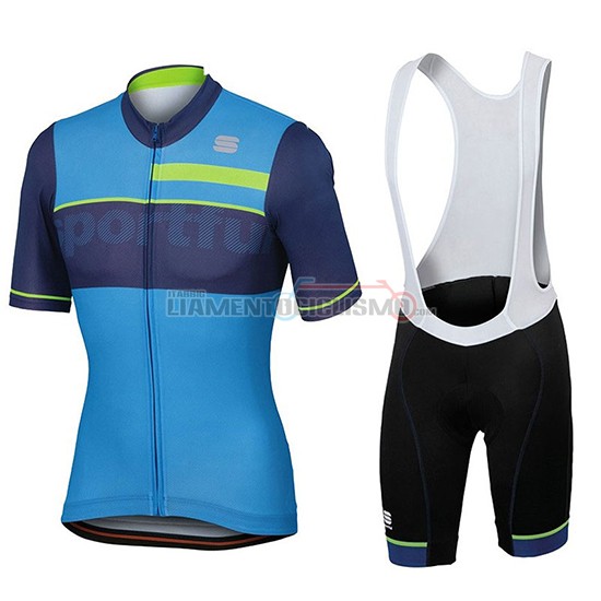 Abbigliamento Ciclismo Sportful Manica Corta 2018 Blu