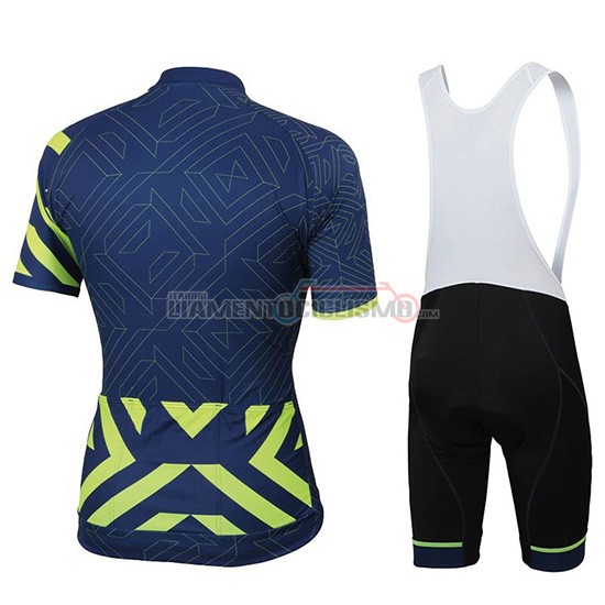 Abbigliamento Ciclismo Sportful Manica Corta 2018 Prism Spento Blu