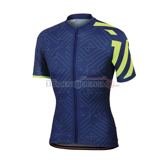 Abbigliamento Ciclismo Sportful Manica Corta 2018 Prism Spento Blu