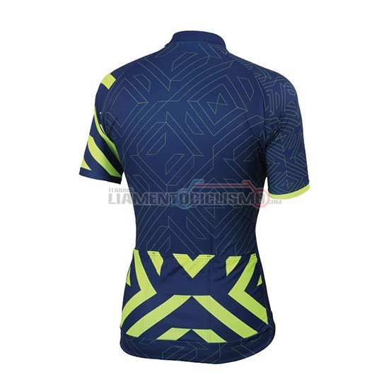 Abbigliamento Ciclismo Sportful Manica Corta 2018 Prism Spento Blu