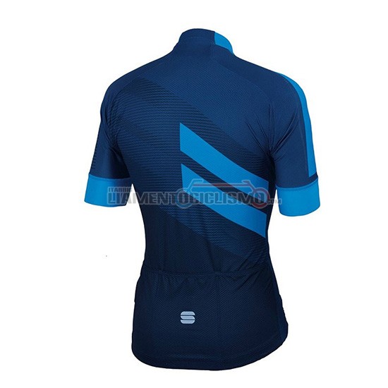 Abbigliamento Ciclismo Sportful Manica Corta 2018 Spento Blu