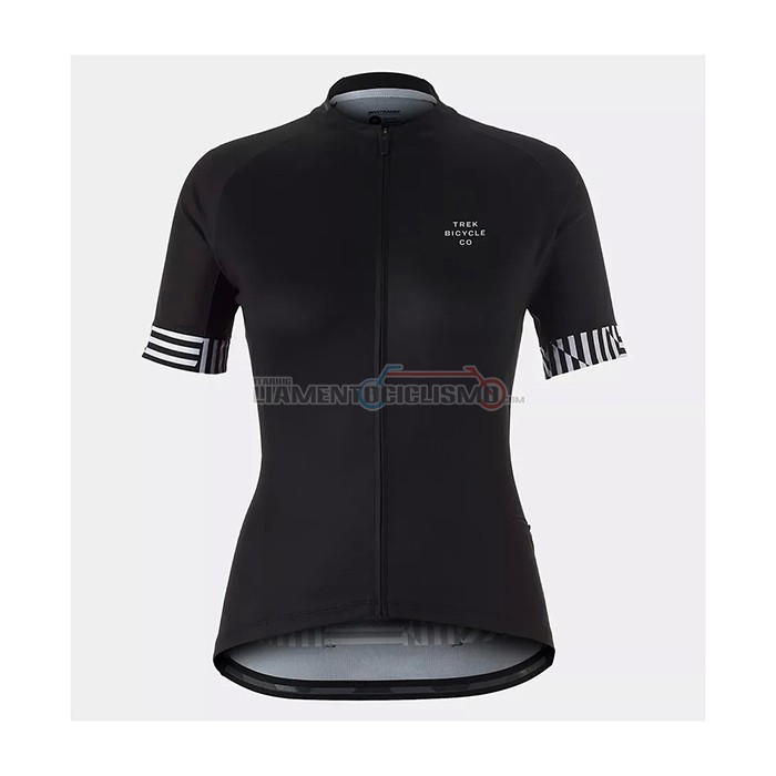 Abbigliamento Ciclismo Donne Trek Manica Corta 2021 Nero