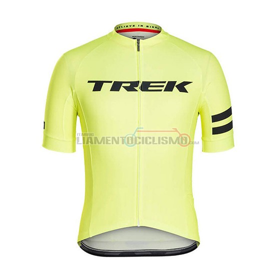 Abbigliamento Ciclismo Trek Manica Corta 2018 Chiaro Giallo