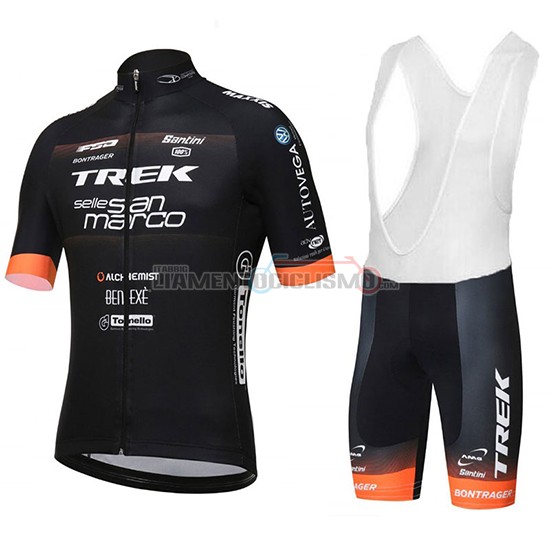 Abbigliamento Ciclismo Trek Selle San Marco Manica Corta 2018 Nero