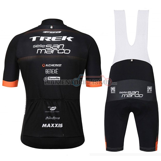 Abbigliamento Ciclismo Trek Selle San Marco Manica Corta 2018 Nero