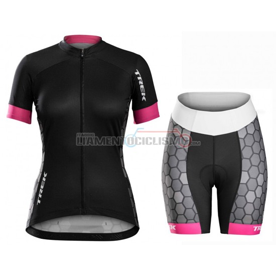 Donne Abbigliamento Ciclismo Trek 2016 nero e bianco