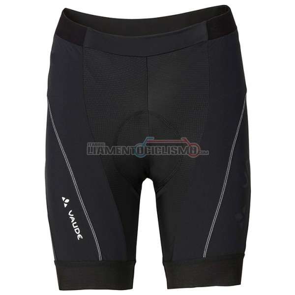 2017 Abbigliamento Ciclismo Donne Vaude Manica Corta Bianco e Nero