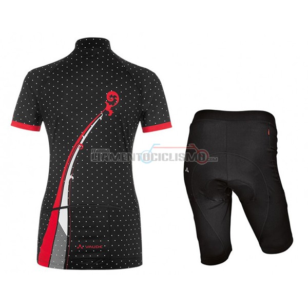2017 Abbigliamento Ciclismo Donne Vaude Manica Corta Nero