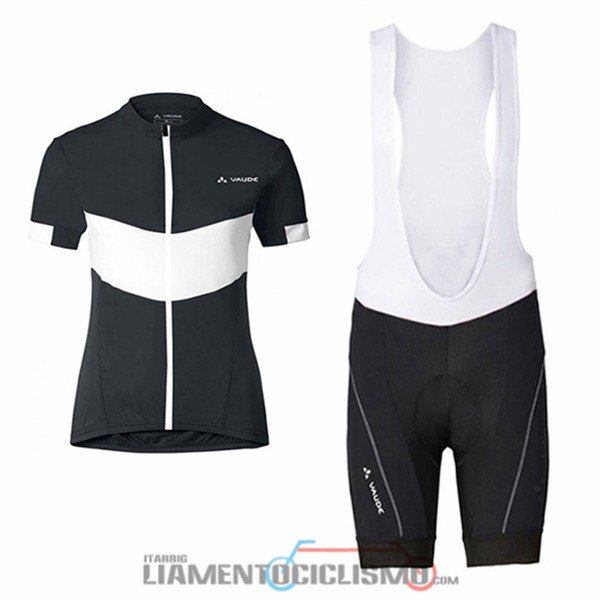 Abbigliamento Ciclismo Donne Vaude 2017 Bianco e Nero