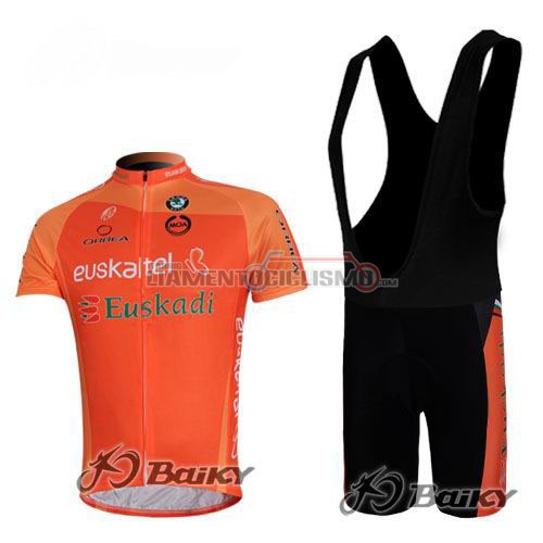 Abbigliamento Ciclismo Euskaltel Euskadi 2011 arancione