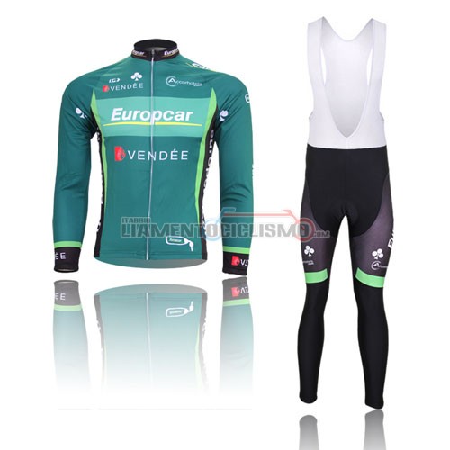 Abbigliamento Ciclismo Europcar ML 2012 verde