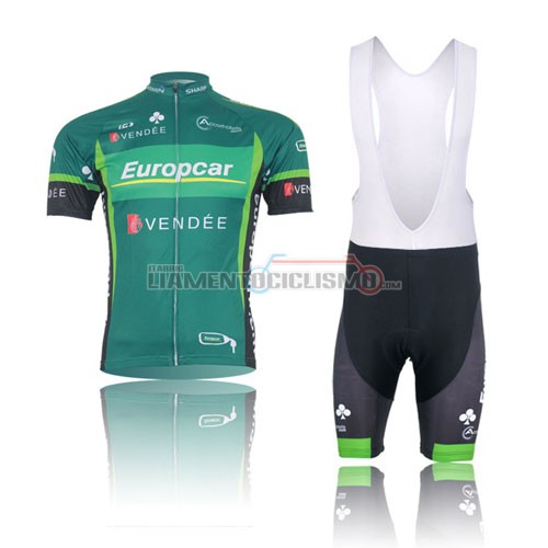 Abbigliamento Ciclismo Europcar 2012 verde