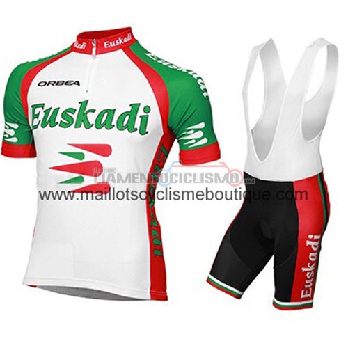 Abbigliamento Ciclismo Euskadi 2015 bianco e rosso