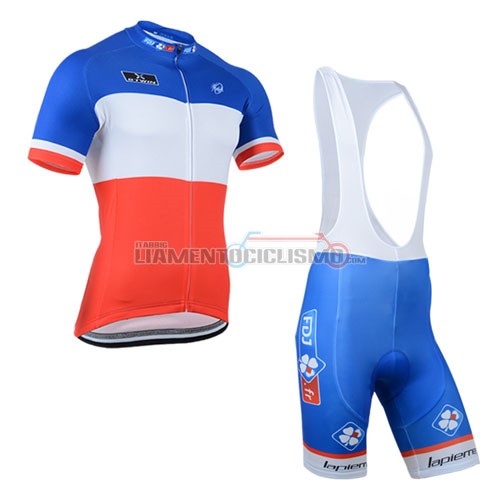 Abbigliamento Ciclismo Fdj 2014 blu e bianco