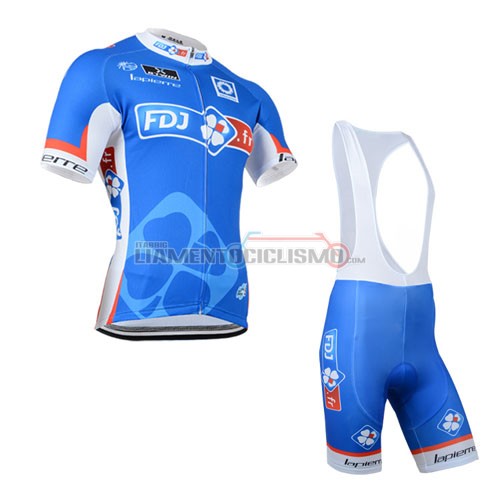 Abbigliamento Ciclismo Fdj 2014 blu