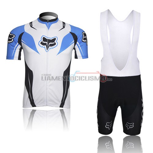 Abbigliamento Ciclismo Fox 2013 bianco e blu